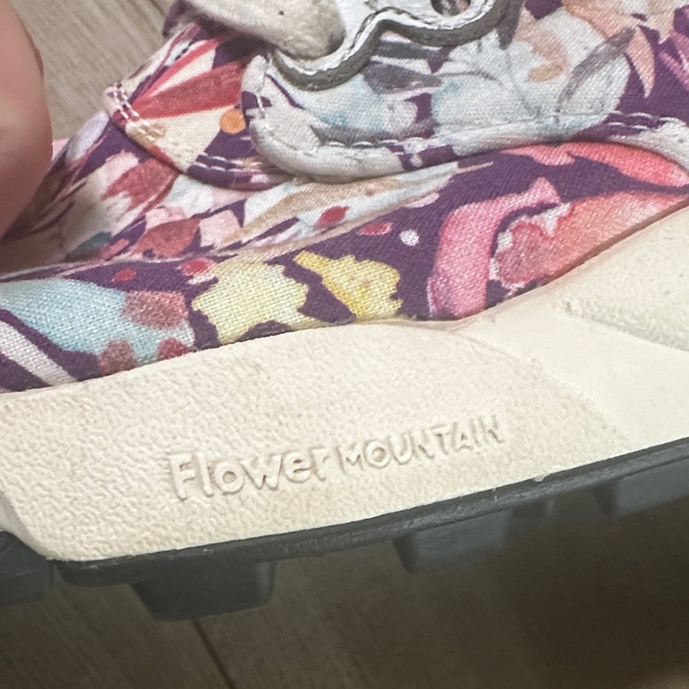 Women's Floral Print Casual Sneaker - Pink Multi - Picture 11 of 16